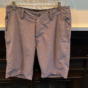 Men’s Quiet Storm shorts, color grey, size 29 waist